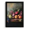 Rustiek - Stilleven - Fruit fotolijst zwart zonder passe partout klein -3d