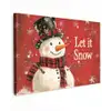 Sneeuwpret - Winter - Sneeuwpop canvas 2cm klein -z3d