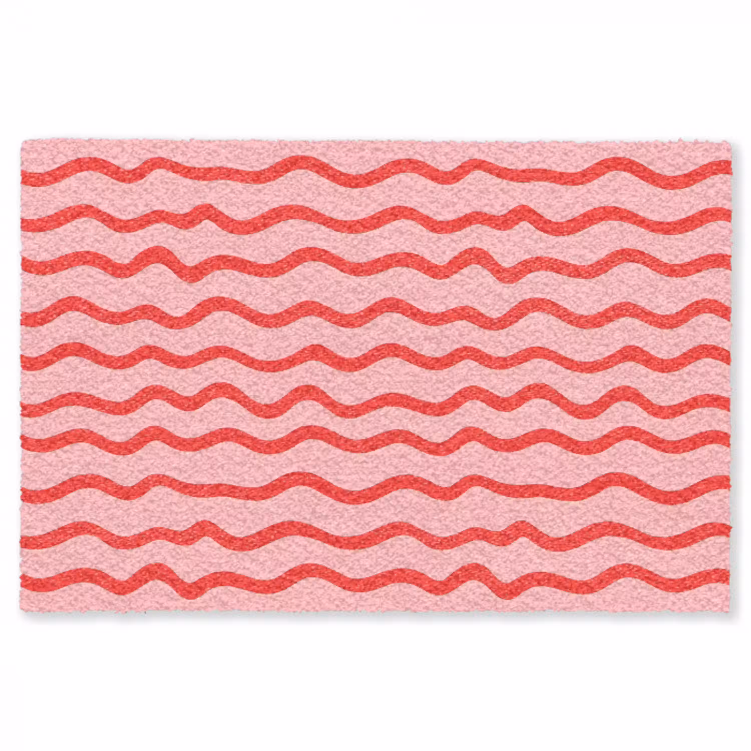 Speels - Patroon - Rood Vloerkleed Rechthoek klein 1091 -3d