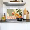 Citroenen - Glas - Tafelkleed - Geblokt Inductie beschemer met haakjes klein -sfeer2