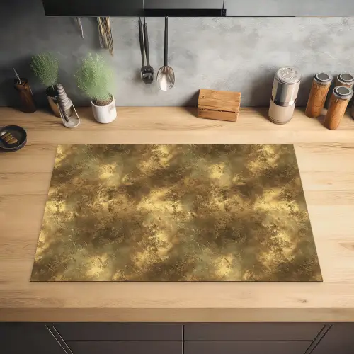 Antiek - Metaallook - Goud Inductie beschermer vinyl 3mm klein 276 -sfeer5