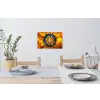 Mozaïek - Zon - Geel - Cirkel Muursticker klein -eettafel
