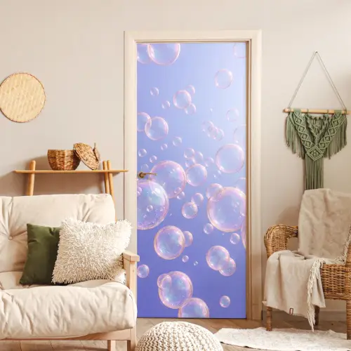 Pastel - Bubbels - Dromerig deurposter klein -sfeer2