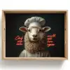 Schaap - Kokskleding - Neon - Quote Dienblad Rechthoek middel -z3d_shopping