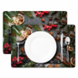 Kerst - Kruiden - Stilleven - Winter Placemat vinyl groot -zzsfeer2_Kitchenyeah-website