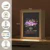 Neon - Vaas - Bloemen Light Box met kabel (Tafellamp) klein -USP_NL