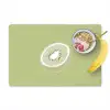 Kiwi - Lijntekening - Minimalistisch - Groen Placemat vinyl groot -zzzproduct_Kitchenyeah-website