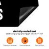 Xmas - Kerst - Zwart - Vintage - Quotes Inductie beschermer vinyl 3mm klein -zzzzzzz-td-onderkant