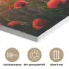 Landschap - Zonsondergang - Bloemenveld PET vilt klein -closeup_NL
