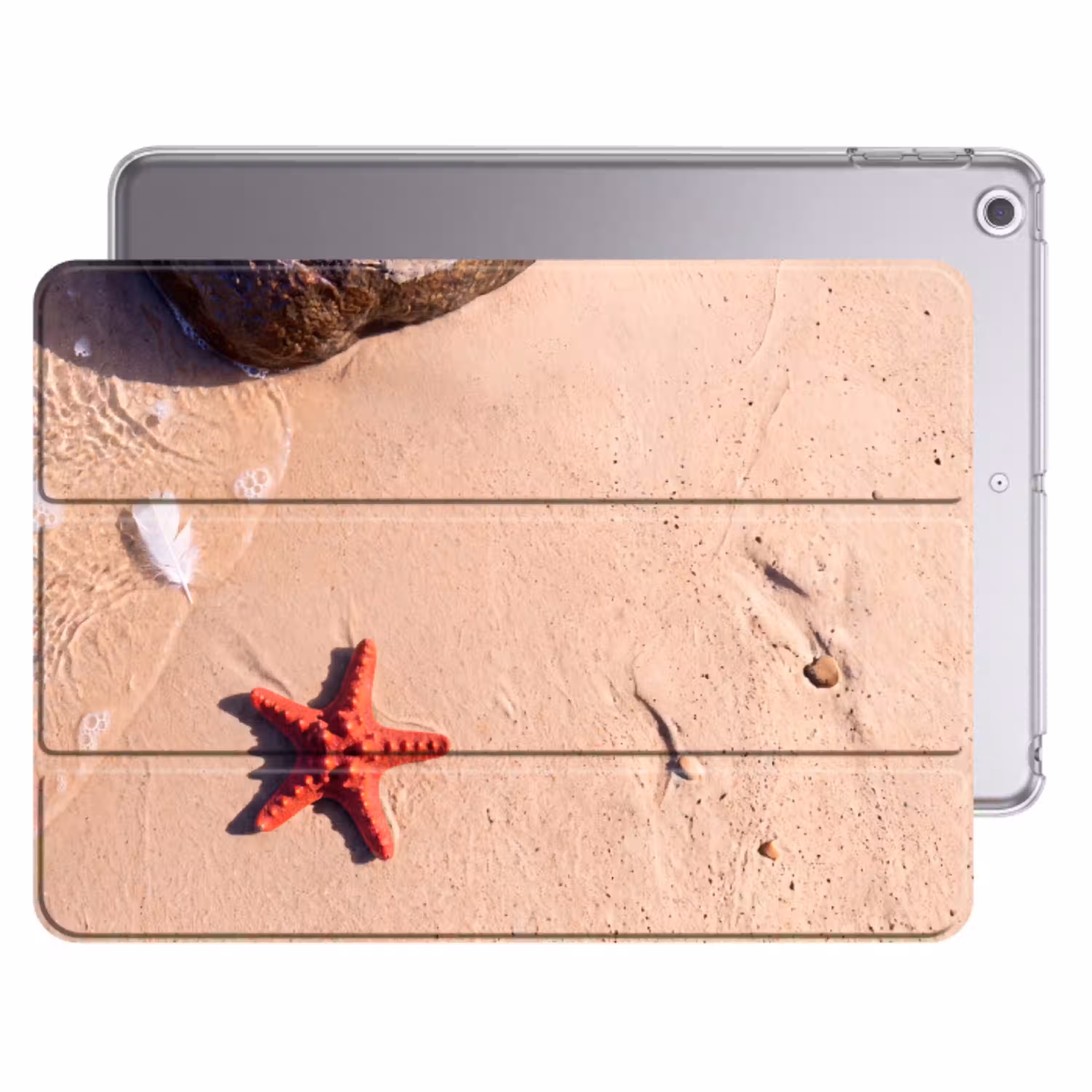 Dieren - Strand - Zee - Natuur - Rood Apple iPad 2017 middel -threedimensional_3d_global