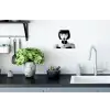 Vrouw - Lolly - Zwart - Wit Muursticker klein -keuken