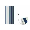 Verticale strepen - Blauw - Crème fotobehang vinyl groot 64 -3d