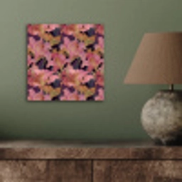 Lelies - Patroon - Roze - Goud aluminium wit klein 46 -sfeer2
