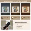Geometrisch - Strakke vormen - Kleurrijk Light Box met batterij (Wandlamp) middel -USP_lichtkleurNL