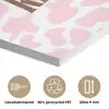 Koeienprint - Roze - Cowboy - Horse PET vilt klein -closeup_NL