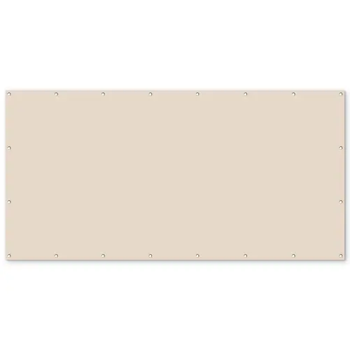 Beige - Effen kleur Balkonbeschermer Duitsland klein 596 -zz_3d