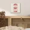 Minimalistisch - Cirkels - Roze aluminium wit klein -sfeer3