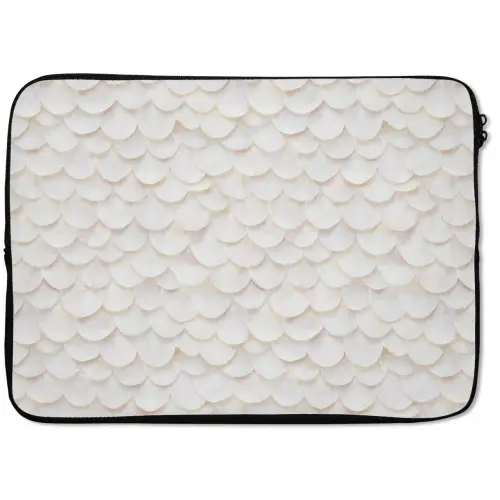Schubben - Wit - Elegant laptophoes neopreen klein 279 -zkaufland3dotto