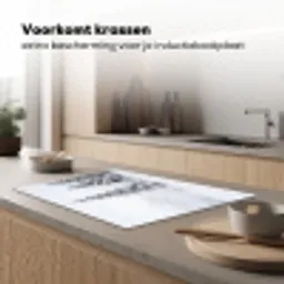 Fijnsparren - Sneeuw - Winter - Landschap - Stilte Inductie beschermer vinyl 3mm klein -sfeer1