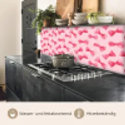 Strikken - Aquarel - Roze keuken achterwand 2 middel 871 -usp_DE
