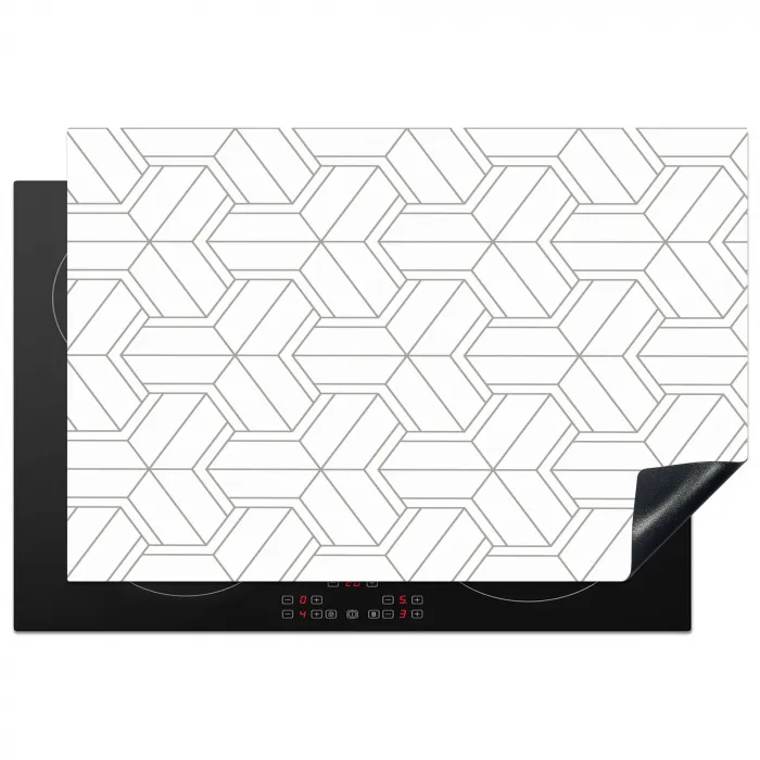 Design - Geometrie - Patroon - Lijn Inductie beschermer vinyl 3mm klein 276 -3d