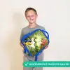 Dieren in de jungle Kinderrugzak - Blauw middel -sfeer1_NL