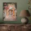 Doorkijk - Boog - Bloemen - Pastel PET vilt klein -sfeer2