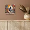 Graffiti - Jongen - Kleuren - Kunst - Street Art plexiglas 5mm klein -sfeer5