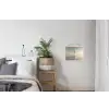 Luchtballon - Wolken - Water - Blauw textielposter latten blank klein -woonkamer
