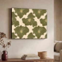 Modern - Abstract - Groen Textielframe zwart klein 947 -sfeer3