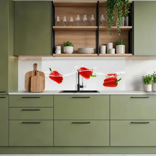Splash - Groente - Rood keuken achterwand 2 middel -sfeer3