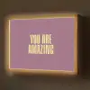 Tekst - Paars - Amazing Light Box met batterij (Wandlamp) middel -z3d_website