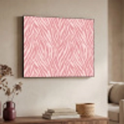 Zebra - Print - Roze Textielframe zwart klein 947 -sfeer3