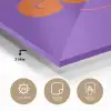 See the good - Oranje - Paars - Smiley plexiglas 5mm klein -sfeer2