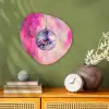 Discobal - Pink - Verf Wandcirkel Organisch Forex 3mm klein -sfeer2
