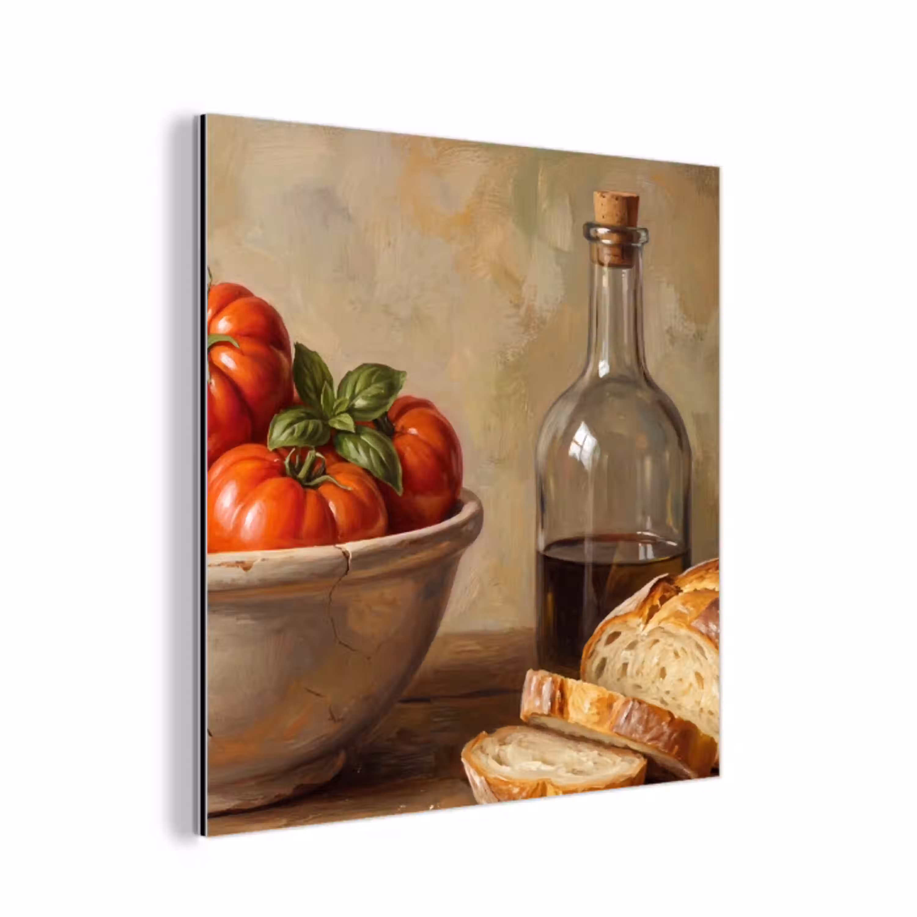 Tomaten - Kom - Eten aluminium wit klein -3d