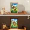 Dino - Voetbal - Groen Light Box met kabel (Kinderlampje) klein -sfeer3_kind