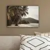 Eiland - Palmboom - Zee canvas 2cm klein -sfeer3