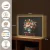 Boeket - Roze - Bloemen - Vaas Light Box met batterij (Wandlamp) middel -USP_websiteoverzichtNL