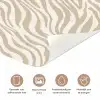 Zebra - Patroon - Beige deurposter klein 289 -closeup_NL