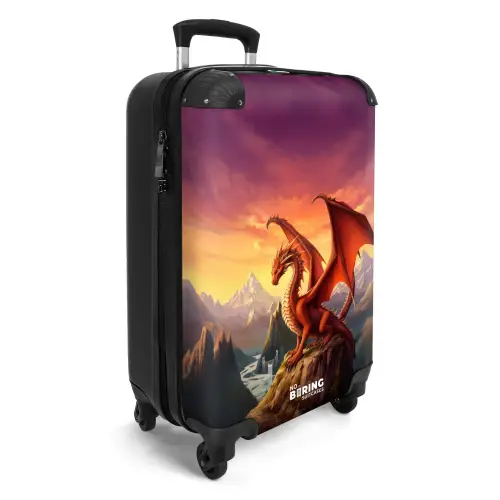 Rode reuzendraak NBS - Handbagage koffer - Unisex middel -productfoto_3d