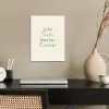 Tekst - Sierlijk - Letters - Groen poster papier klein -sfeer1