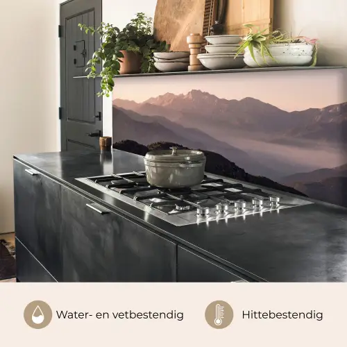Panorama - Landschap - Bergen keuken achterwand 2 middel -usp_NL