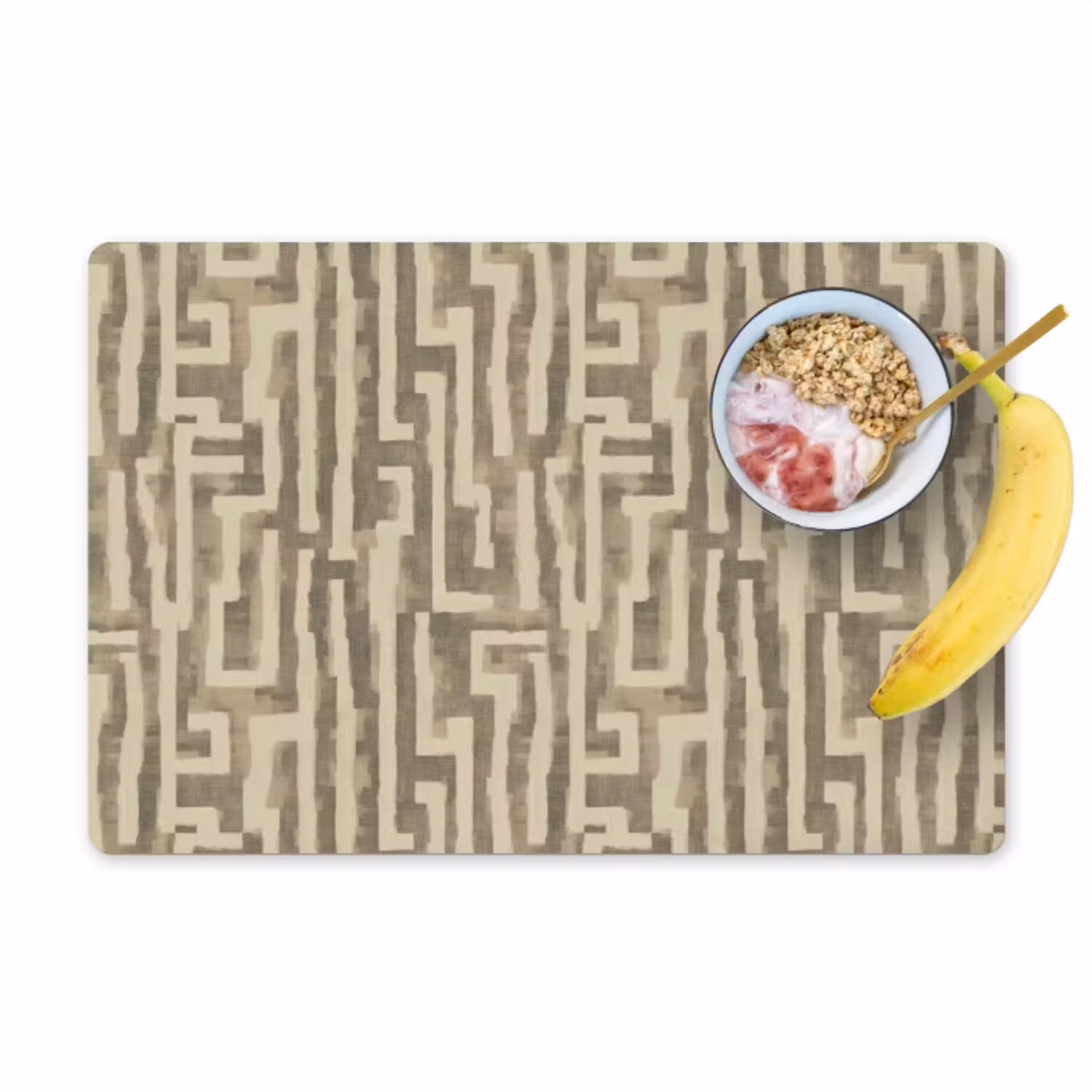 Abstract - Geometrisch - Groen Placemat vinyl groot 368 -zzzproduct_Kitchenyeah-website