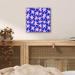 Modern - Sterren - Blauw aluminium wit klein 46 -sfeer3