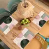 Vormen - Abstract - Cirkel - Zwart Placemat vinyl groot -zzsfeer5_Kitchenyeah-website