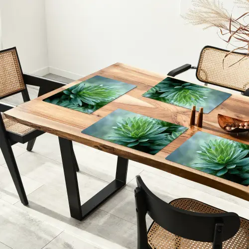 Blad - Plant - Groen - Textuur Placemat vinyl groot -zzsfeer4_Kitchenyeah-website