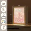 Eenhoorn - Wolken - Roze Light Box met kabel (Kinderlampje) klein -USP_NL