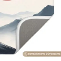 Kersenbloesem - Oosters - Rood Badmat klein -USP_AntislipDE