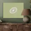 Kiwi - Lijntekening - Minimalistisch - Groen PET vilt klein -sfeer2